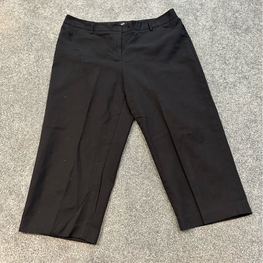 Rafaela Curvy Black Capris. Women’s 14.